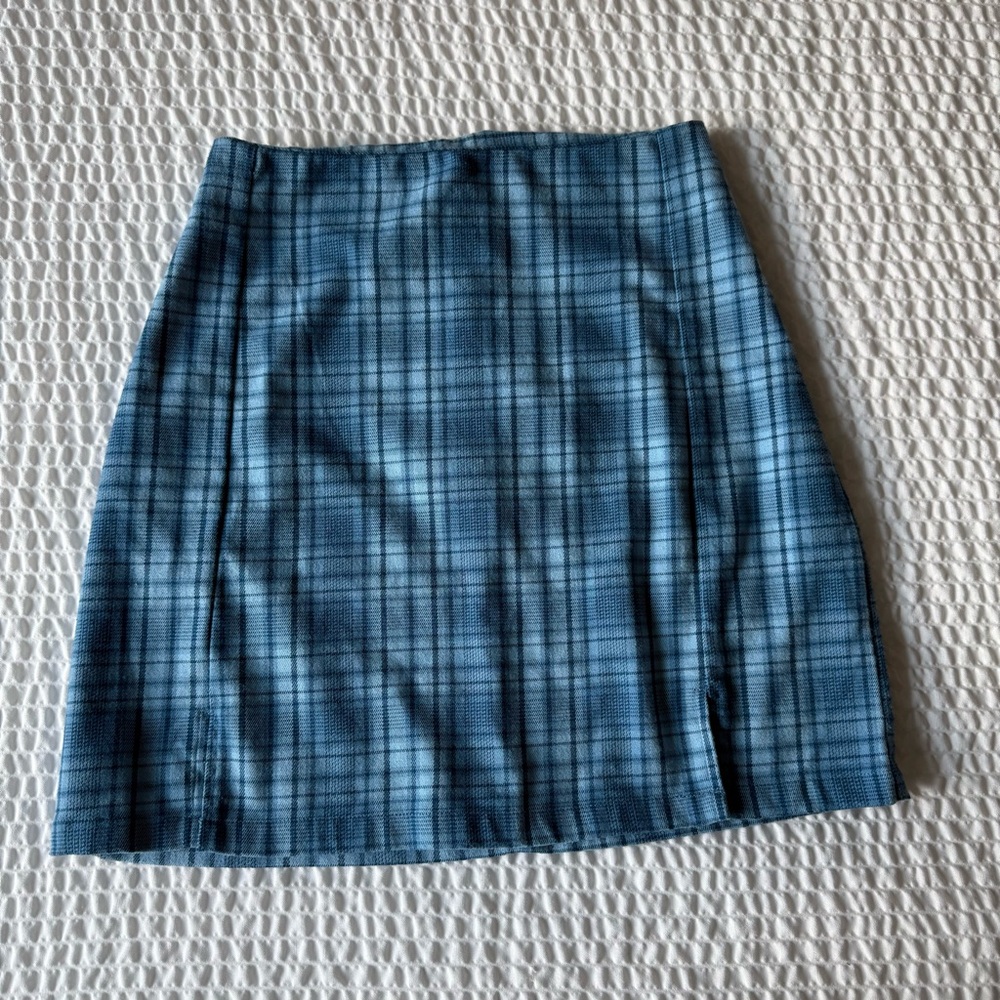 Brandy Melville Plaid Pencil Skirt